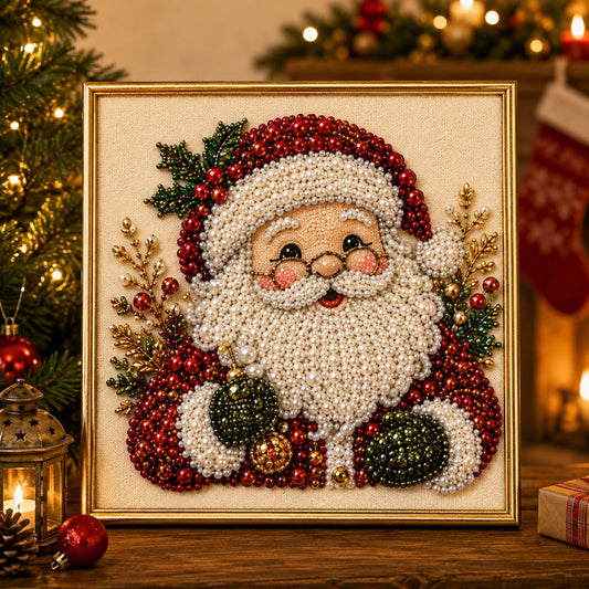 🎄Juleforhåndssalg⚡Over 50 000 solgt!🎅🧘Avslappende og nybegynnervennlig 🎨💎DIY-julekunstsett med perler og diamanter🎁