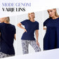 🌸Begrenset tid 50% rabatt på rabatt👚👖Uformelt kortermet bomullstopp og todelte bukser med trykk