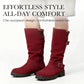 🔥Siste dag: 60% avslag!⏰👢Damer Slouchy Boots til midt på leggen🎁