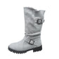 🔥Siste dag: 60% avslag!⏰👢Damer Slouchy Boots til midt på leggen🎁