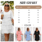 🌸 VÅRSALG 60% RABATT 👗Elegant lagdelt kjole med volanger på ermene for kvinner✨