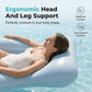 🏖️Sommersalg 60 % rabatt 🏝️🏊☁️ Hudvennlig PVC bassengsolseng flytemadrass☀️