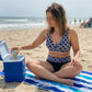 🌊Sommersalg 60% RABATT🏝️👙To-delt bikinisett med høy midje for kvinner🏖️