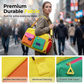 🔥Siste dag: 60% rabatt! ⏰🛍️🎒👜Uformell fargeblokk overnattingstaske – Romslig og slitesterk – Perfekt for treningssenter, reiser eller helgeturer – Lettvekt med bærehåndtak