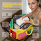 🔥Siste dag: 60% rabatt! ⏰🛍️🎒👜Uformell fargeblokk overnattingstaske – Romslig og slitesterk – Perfekt for treningssenter, reiser eller helgeturer – Lettvekt med bærehåndtak