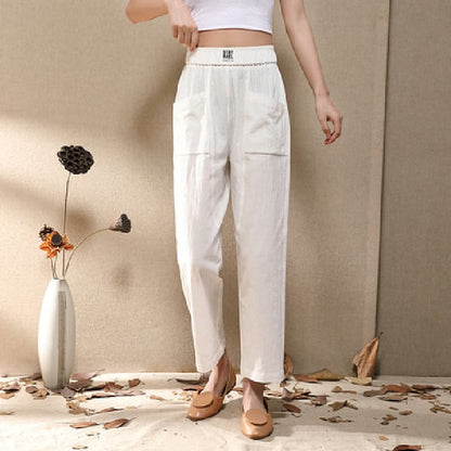 🔥Siste dag: 60% rabatt! ⏰🌿👖Løse bukser for kvinner✨