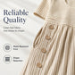 🏖️Sommer-Sale 50% RABATT🏝️👗Damen lässiges gestreiftes Kleid mit Relaxed-Fit✨