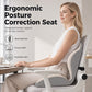 🥳💞 Over 47 000 solgt!⚡🪑Ergonomisk memoryskum-sitepute med ryggstøtte – hold deg komfortabel hele dagen, perfekt til kontoret, bilen og hjemmet🎁
