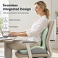 🥳💞 Over 47 000 solgt!⚡🪑Ergonomisk memoryskum-sitepute med ryggstøtte – hold deg komfortabel hele dagen, perfekt til kontoret, bilen og hjemmet🎁