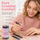 🥳💞 Over 68 000 solgt!💅🖌️🎨Sett med 24 farger Tosidede Neglekunstpenner🎁